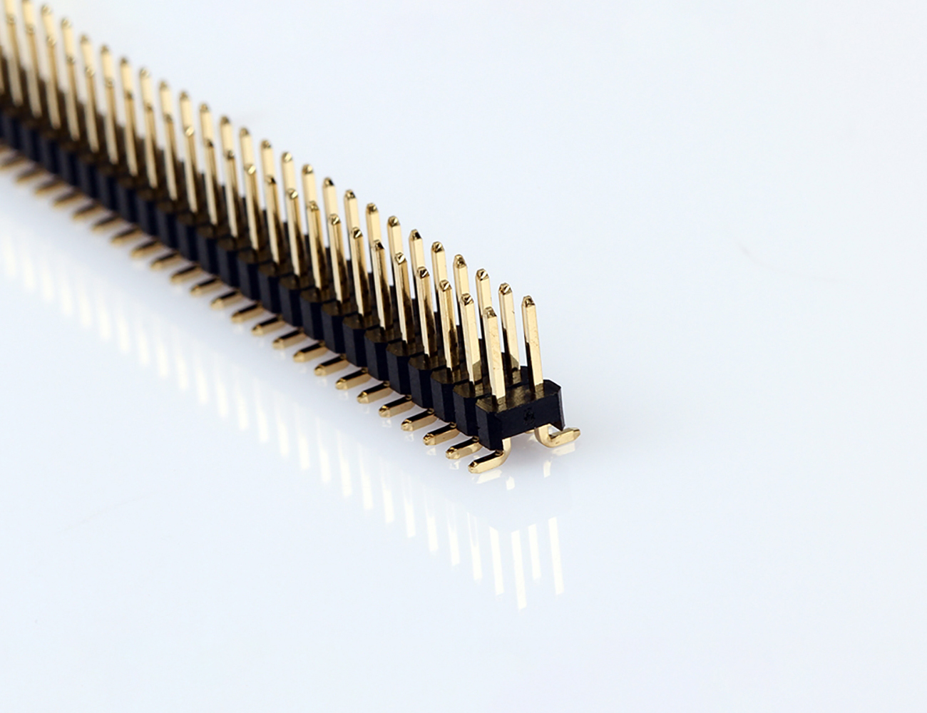 Header X Pin Mm Double Row Smd Pcb Type Upright Male Pin Header